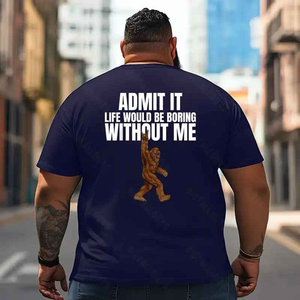 Bigfoot Sasquatch Yeti T2 5D2F 019 Men T Shirts Big and Tall Men Shirts Plus Size Short Sleeve Fashion Casual T Shirt Graphic Tee Shirts Tshirts