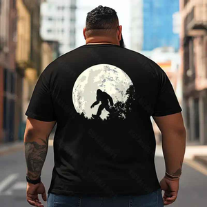 Bigfoot Sasquatch Yeti T2 5D2F 021 Men T Shirts Big and Tall Men Shirts Plus Size Short Sleeve Fashion Casual T Shirt Graphic Tee Shirts Tshirts