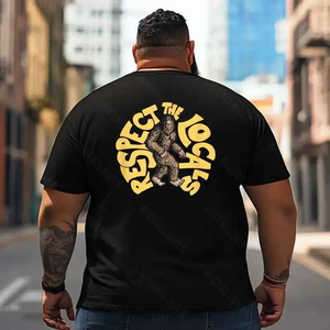 Bigfoot Sasquatch Yeti T2 5D2F 022 Men T Shirts Big and Tall Men Shirts Plus Size Short Sleeve Fashion Casual T Shirt Graphic Tee Shirts Tshirts