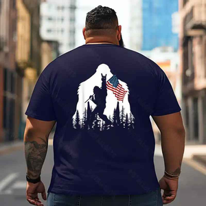 Bigfoot Sasquatch Yeti T2 5D2F 024 Men T Shirts Big and Tall Men Shirts Plus Size Short Sleeve Fashion Casual T Shirt Graphic Tee Shirts Tshirts