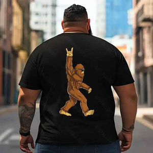 Bigfoot Sasquatch Yeti T2 5D2F 025 Men T Shirts Big and Tall Men Shirts Plus Size Short Sleeve Fashion Casual T Shirt Graphic Tee Shirts Tshirts