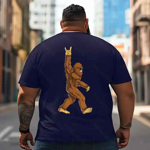 Bigfoot Sasquatch Yeti T2 5D2F 025 Men T Shirts Big and Tall Men Shirts Plus Size Short Sleeve Fashion Casual T Shirt Graphic Tee Shirts Tshirts