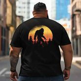 Bigfoot Sasquatch Yeti T2 5D2F 026 Men T Shirts Big and Tall Men Shirts Plus Size Short Sleeve Fashion Casual T Shirt Graphic Tee Shirts Tshirts