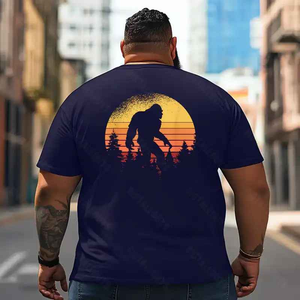 Bigfoot Sasquatch Yeti T2 5D2F 026 Men T Shirts Big and Tall Men Shirts Plus Size Short Sleeve Fashion Casual T Shirt Graphic Tee Shirts Tshirts