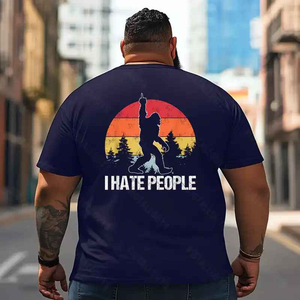 Bigfoot Sasquatch Yeti T2 5D2F 027 Men T Shirts Big and Tall Men Shirts Plus Size Short Sleeve Fashion Casual T Shirt Graphic Tee Shirts Tshirts