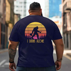 Bigfoot Sasquatch Yeti T2 5D2F 028 Men T Shirts Big and Tall Men Shirts Plus Size Short Sleeve Fashion Casual T Shirt Graphic Tee Shirts Tshirts