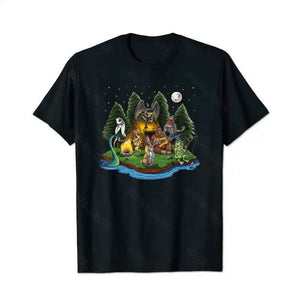 Bigfoot Sasquatch Yeti T0 5D2F 032 Men T Shirts Big and Tall Men Shirts Plus Size Short Sleeve Fashion Casual T Shirt Graphic Tee Shirts Tshirts