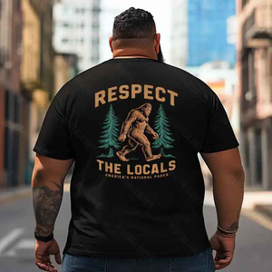 Bigfoot Sasquatch Yeti T2 5D2F 033 Men T Shirts Big and Tall Men Shirts Plus Size Short Sleeve Fashion Casual T Shirt Graphic Tee Shirts Tshirts