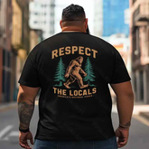 Bigfoot Sasquatch Yeti T2 5D2F 033 Men T Shirts Big and Tall Men Shirts Plus Size Short Sleeve Fashion Casual T Shirt Graphic Tee Shirts Tshirts