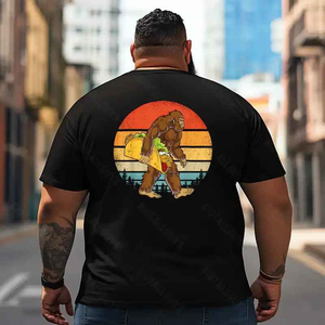 Bigfoot Sasquatch Yeti T2 5D2F 035 Men T Shirts Big and Tall Men Shirts Plus Size Short Sleeve Fashion Casual T Shirt Graphic Tee Shirts Tshirts