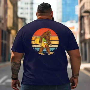 Bigfoot Sasquatch Yeti T2 5D2F 035 Men T Shirts Big and Tall Men Shirts Plus Size Short Sleeve Fashion Casual T Shirt Graphic Tee Shirts Tshirts
