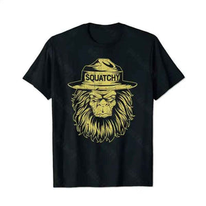 Bigfoot Sasquatch Yeti T0 5D2F 036 Men T Shirts Big and Tall Men Shirts Plus Size Short Sleeve Fashion Casual T Shirt Graphic Tee Shirts Tshirts
