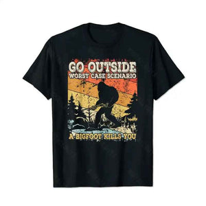 Bigfoot Sasquatch Yeti T0 5D2F 039 Men T Shirts Big and Tall Men Shirts Plus Size Short Sleeve Fashion Casual T Shirt Graphic Tee Shirts Tshirts