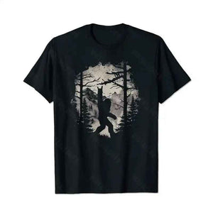Bigfoot Sasquatch Yeti T0 5D2F 040 Men T Shirts Big and Tall Men Shirts Plus Size Short Sleeve Fashion Casual T Shirt Graphic Tee Shirts Tshirts