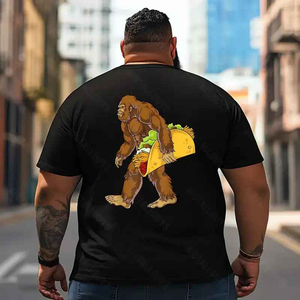 Bigfoot Sasquatch Yeti T2 5D2F 041 Men T Shirts Big and Tall Men Shirts Plus Size Short Sleeve Fashion Casual T Shirt Graphic Tee Shirts Tshirts