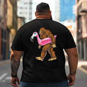 Bigfoot Sasquatch Yeti T2 5D2F 042 Men T Shirts Big and Tall Men Shirts Plus Size Short Sleeve Fashion Casual T Shirt Graphic Tee Shirts Tshirts