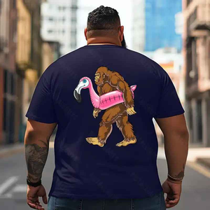 Bigfoot Sasquatch Yeti T2 5D2F 042 Men T Shirts Big and Tall Men Shirts Plus Size Short Sleeve Fashion Casual T Shirt Graphic Tee Shirts Tshirts