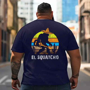 Bigfoot Sasquatch Yeti T2 5D2F 045 Men T Shirts Big and Tall Men Shirts Plus Size Short Sleeve Fashion Casual T Shirt Graphic Tee Shirts Tshirts