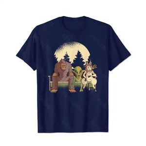 Bigfoot Sasquatch Yeti T0 5D2F 046 Men T Shirts Big and Tall Men Shirts Plus Size Short Sleeve Fashion Casual T Shirt Graphic Tee Shirts Tshirts