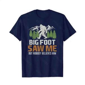 Bigfoot Sasquatch Yeti T0 5D2F 047 Men T Shirts Big and Tall Men Shirts Plus Size Short Sleeve Fashion Casual T Shirt Graphic Tee Shirts Tshirts