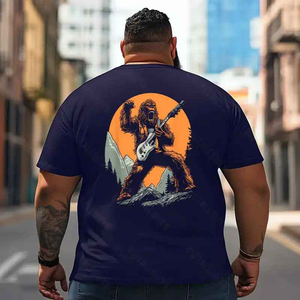 Bigfoot Sasquatch Yeti T2 5D2F 048 Men T Shirts Big and Tall Men Shirts Plus Size Short Sleeve Fashion Casual T Shirt Graphic Tee Shirts Tshirts