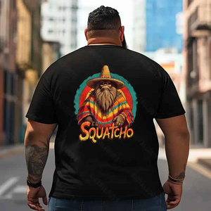 Bigfoot Sasquatch Yeti T2 5D2F 050 Men T Shirts Big and Tall Men Shirts Plus Size Short Sleeve Fashion Casual T Shirt Graphic Tee Shirts Tshirts