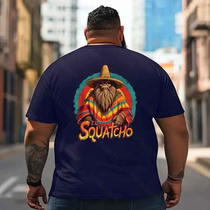 Bigfoot Sasquatch Yeti T2 5D2F 050 Men T Shirts Big and Tall Men Shirts Plus Size Short Sleeve Fashion Casual T Shirt Graphic Tee Shirts Tshirts