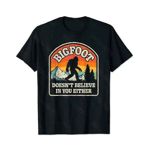 Bigfoot Sasquatch Yeti T0 5D2F 052 Men T Shirts Big and Tall Men Shirts Plus Size Short Sleeve Fashion Casual T Shirt Graphic Tee Shirts Tshirts