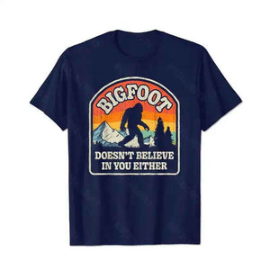 Bigfoot Sasquatch Yeti T0 5D2F 052 Men T Shirts Big and Tall Men Shirts Plus Size Short Sleeve Fashion Casual T Shirt Graphic Tee Shirts Tshirts