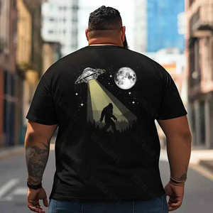 Bigfoot Sasquatch Yeti T2 5D2F 053 Men T Shirts Big and Tall Men Shirts Plus Size Short Sleeve Fashion Casual T Shirt Graphic Tee Shirts Tshirts