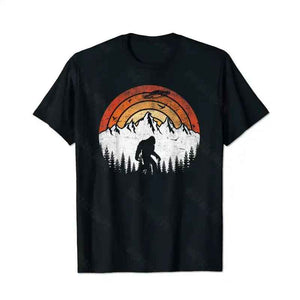 Bigfoot Sasquatch Yeti T0 5D2F 054 Men T Shirts Big and Tall Men Shirts Plus Size Short Sleeve Fashion Casual T Shirt Graphic Tee Shirts Tshirts