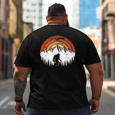 Bigfoot Sasquatch Yeti T2 5D2F 054 Men T Shirts Big and Tall Men Shirts Plus Size Short Sleeve Fashion Casual T Shirt Graphic Tee Shirts Tshirts