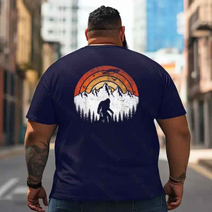 Bigfoot Sasquatch Yeti T2 5D2F 054 Men T Shirts Big and Tall Men Shirts Plus Size Short Sleeve Fashion Casual T Shirt Graphic Tee Shirts Tshirts