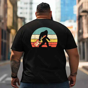 Bigfoot Sasquatch Yeti T2 5D2F 057 Men T Shirts Big and Tall Men Shirts Plus Size Short Sleeve Fashion Casual T Shirt Graphic Tee Shirts Tshirts
