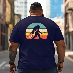 Bigfoot Sasquatch Yeti T2 5D2F 057 Men T Shirts Big and Tall Men Shirts Plus Size Short Sleeve Fashion Casual T Shirt Graphic Tee Shirts Tshirts