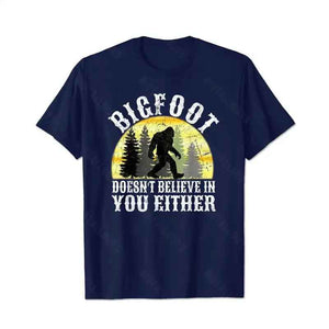 Bigfoot Sasquatch Yeti T0 5D2F 074 Men T Shirts Big and Tall Men Shirts Plus Size Short Sleeve Fashion Casual T Shirt Graphic Tee Shirts Tshirts