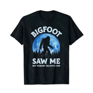 Bigfoot Sasquatch Yeti T0 5D2F 077 Men T Shirts Big and Tall Men Shirts Plus Size Short Sleeve Fashion Casual T Shirt Graphic Tee Shirts Tshirts