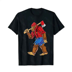 Bigfoot Sasquatch Yeti T0 5D2F 081 Men T Shirts Big and Tall Men Shirts Plus Size Short Sleeve Fashion Casual T Shirt Graphic Tee Shirts Tshirts
