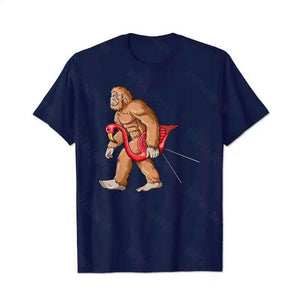 Bigfoot Sasquatch Yeti T0 5D2F 083 Men T Shirts Big and Tall Men Shirts Plus Size Short Sleeve Fashion Casual T Shirt Graphic Tee Shirts Tshirts