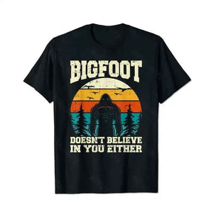 Bigfoot Sasquatch Yeti T0 5D2F 087 Men T Shirts Big and Tall Men Shirts Plus Size Short Sleeve Fashion Casual T Shirt Graphic Tee Shirts Tshirts