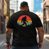 Bigfoot Sasquatch Yeti T2 5D2F 089 Men T Shirts Big and Tall Men Shirts Plus Size Short Sleeve Fashion Casual T Shirt Graphic Tee Shirts Tshirts - BigTallGuys