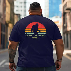 Bigfoot Sasquatch Yeti T2 5D2F 089 Men T Shirts Big and Tall Men Shirts Plus Size Short Sleeve Fashion Casual T Shirt Graphic Tee Shirts Tshirts - BigTallGuys