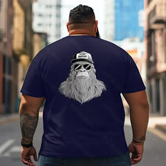 Bigfoot Sasquatch Yeti T2 5D2F 092 Men T Shirts Big and Tall Men Shirts Plus Size Short Sleeve Fashion Casual T Shirt Graphic Tee Shirts Tshirts - BigTallGuys