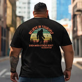 Bigfoot Sasquatch Yeti T2 5D2F 093 Men T Shirts Big and Tall Men Shirts Plus Size Short Sleeve Fashion Casual T Shirt Graphic Tee Shirts Tshirts - BigTallGuys