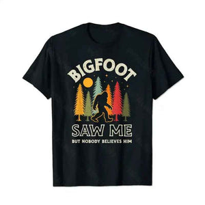 Bigfoot Sasquatch Yeti T0 5D2F 094 Men T Shirts Big and Tall Men Shirts Plus Size Short Sleeve Fashion Casual T Shirt Graphic Tee Shirts Tshirts