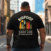 Bigfoot Sasquatch Yeti T2 5D2F 094 Men T Shirts Big and Tall Men Shirts Plus Size Short Sleeve Fashion Casual T Shirt Graphic Tee Shirts Tshirts - BigTallGuys