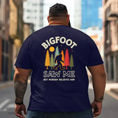 Bigfoot Sasquatch Yeti T2 5D2F 094 Men T Shirts Big and Tall Men Shirts Plus Size Short Sleeve Fashion Casual T Shirt Graphic Tee Shirts Tshirts - BigTallGuys