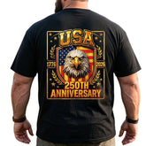 America 250th Anniversary Patriotic Big & Tall Men Shirts - BigTallGuys