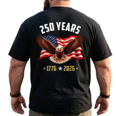 America 250th Anniversary Patriotic Big & Tall Men Shirts - BigTallGuys