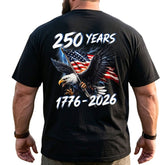 America 250th Anniversary Patriotic Big & Tall Men Shirts - BigTallGuys